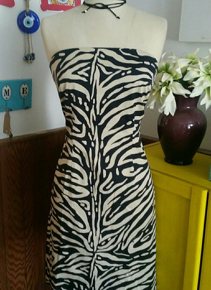 Strapless A-line Dress